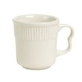 Tuxton China Hampshire American Embossed Mug - White - 3 Dozen HEM-080